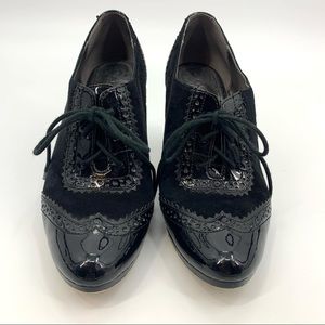 Anne Klein Lace-up Akqiara Black Ankle Shootie Size 6.5